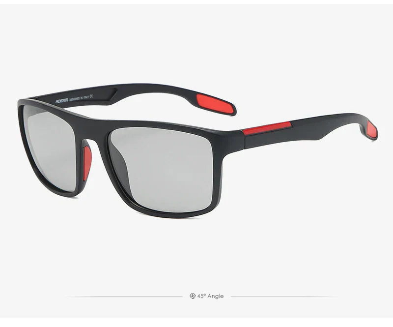 Rectangular Ultra Light Sports Sunglasses Men Polarized TAC 1.1mm Thickness Lens Driving Sun Glasses Women Cat.3