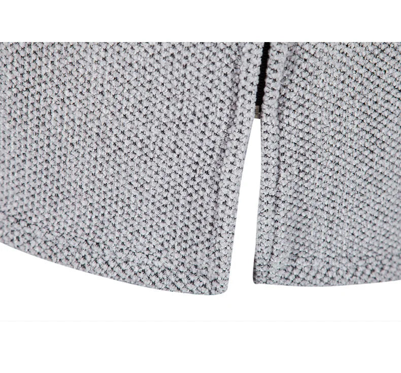 Autumn And Winter Cashmere Men's Cardigan Chenille Outer Sweater Coat Windbreaker Solid Color Fashion Clothing