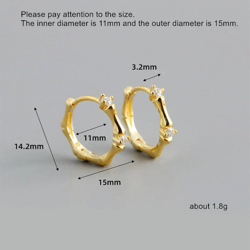 925 Sterling Silver Earring Colorful Dripping Oil Material Ear Ring Ear Buckle Rhombus Shape Trend Wild Girl Women Boy Ear Jewel