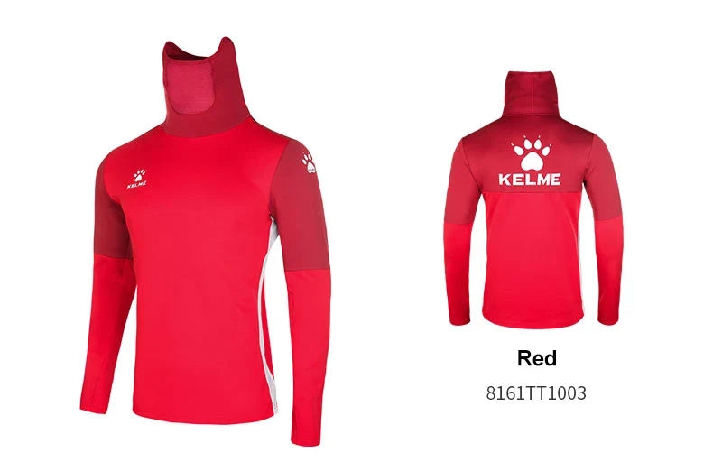 Pullover Training Wear Men Stretch Thumb Hole Design Base Warm Thickness Shirt Breathable Face Cover Sportswear 8161TT1003