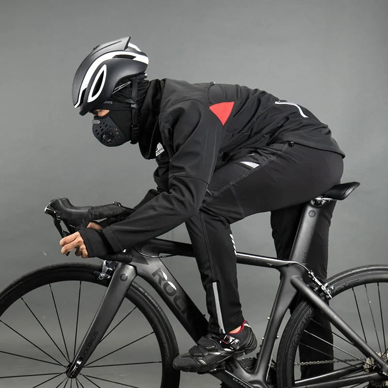 Winter Warmer Bicycle Jackets Windproof Thermal Fleece Bike Tops Coat Men Women MTB Road Sports Cycling Jerseys Jacket