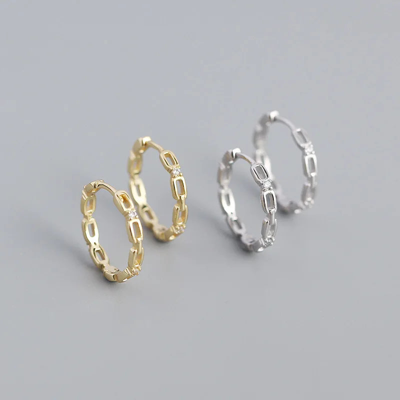 925 Sterling Silver Earring Colorful Dripping Oil Material Ear Ring Ear Buckle Rhombus Shape Trend Wild Girl Women Boy Ear Jewel