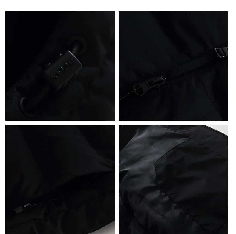 Winter Men's Cotton Jacket Hooded Short Warm Coat Training Sports Team Uniform Women Padded Outwear 8261MF1013