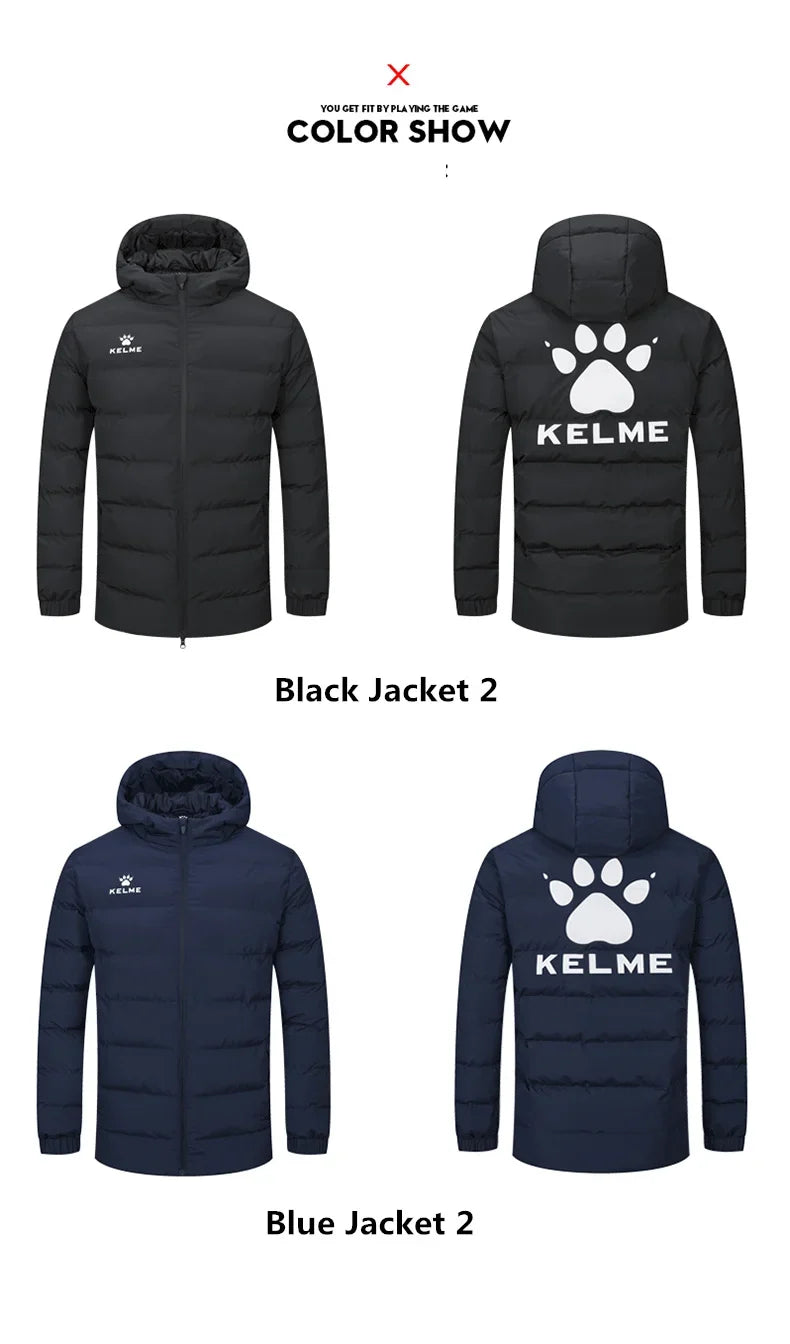 Winter Men's Cotton Jacket Hooded Short Warm Coat Training Sports Team Uniform Women Padded Outwear 8261MF1013