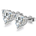 Heart Moissanite Diamond Earrings 925 Sterling Silver Jewellery Statement Stud Earrings For Women Fine Jewelry