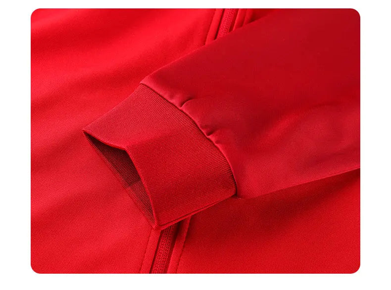 Sports Jacket Men's Football Match Suit Stand-up Collar Training Jacket 8161WT1005