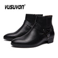 Men Fashion Toe Height Increase Boots