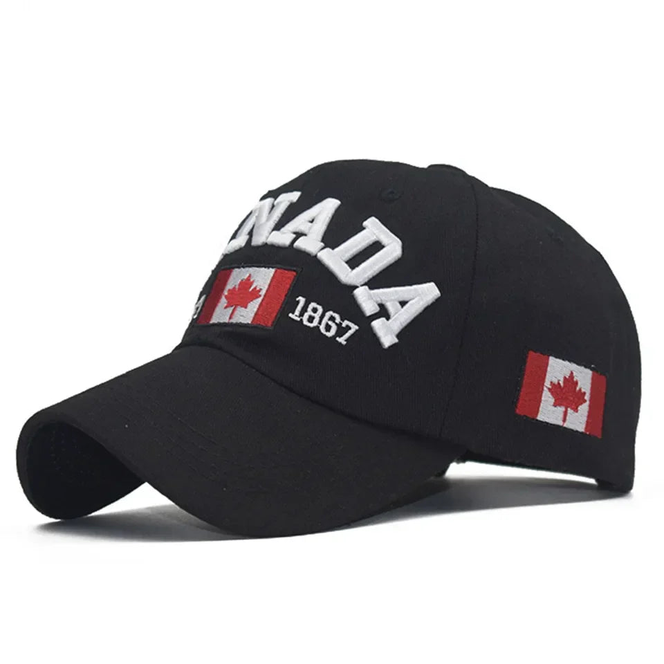 I love canada Washed Cotton Baseball Cap Snapback Hat For Men Women Dad Hat