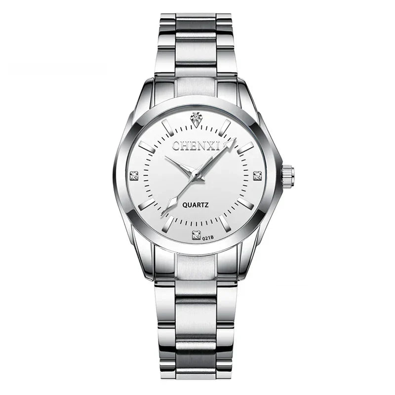 6 Colors Watch Luxury Women's Casual Watches Waterproof Watch Women Fashion Dress Rhinestone WristWatch CX021B