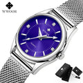Luxury Brand Dress Gold Watch Ladies Elegant Diamond Small Quartz Wrist Watches For Women Steel Mesh Clock zegarek damski