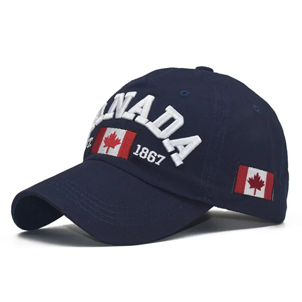 I love canada Washed Cotton Baseball Cap Snapback Hat For Men Women Dad Hat