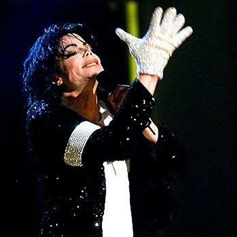 Impersonator Michael Joseph Jackson Costumes Jacket Sequies Black Shining Jacket