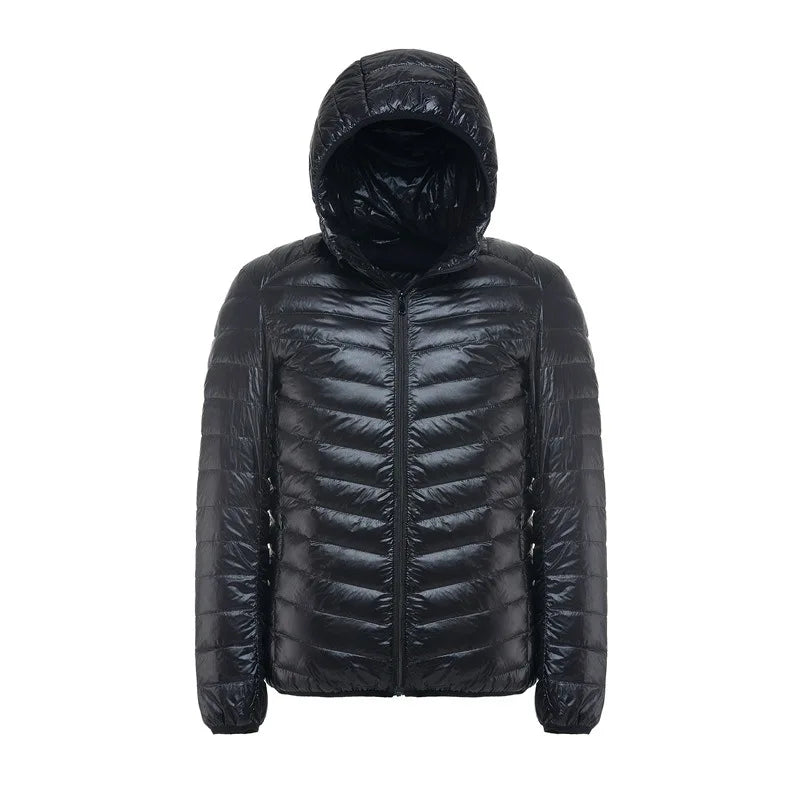 11XL 10XL Large Size Down Coats Male Ultra Light Down Jacket Men Windbreaker Feather Lightweigt Hooded Winter Parka