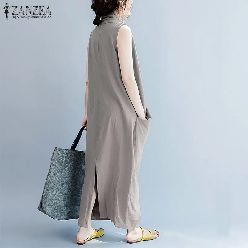 Oversize Asymmetrical Maxi Dress Women's Summer 2025 Holiday Sundress Female V Neck Draped Vestidos Rayon Robes Femme