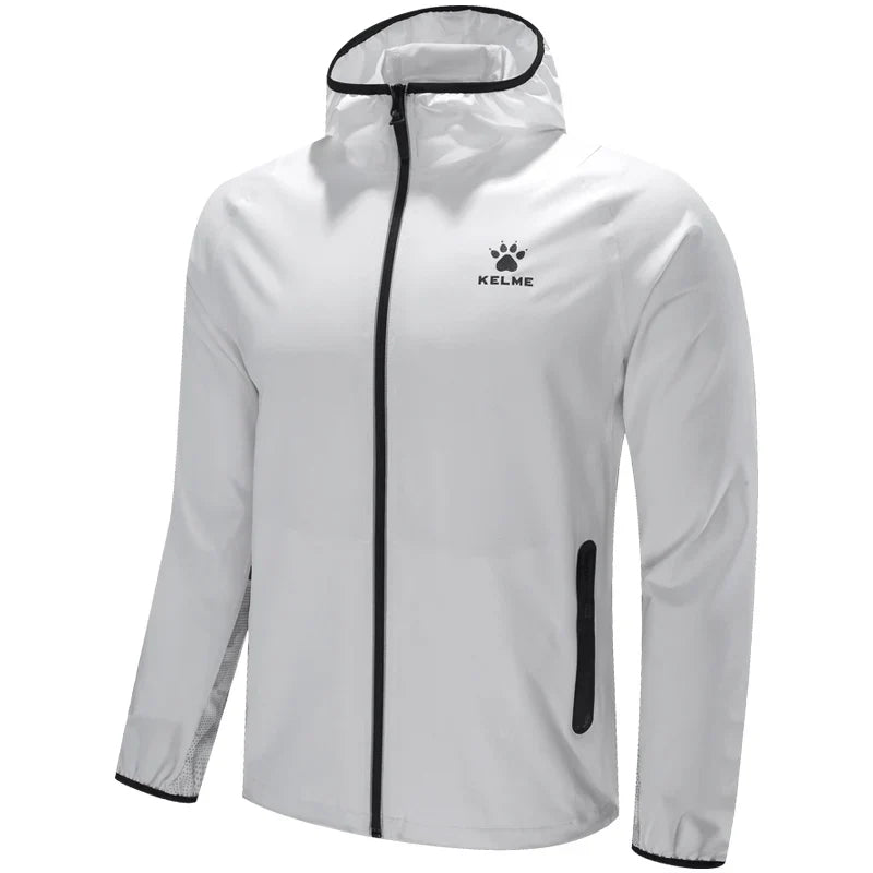 Men's Sportswear Exercise Coat Windproof Jacket  Joggers Football Running Training Zipper Jacket Breathable Male 3881203