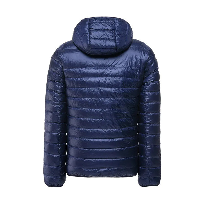 11XL 10XL Large Size Down Coats Male Ultra Light Down Jacket Men Windbreaker Feather Lightweigt Hooded Winter Parka