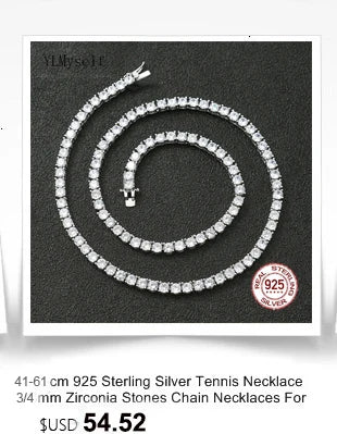Pure Silver 14-21 cm Tennis Bracelet Pave 3 mm Bling Rainbow Zircon Beautiful Real 925 Jewelry For Women