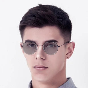 Fashion Aviator Polarized Prescription Sunglasses Mens Trend Metal Pilot Uv400 Protection Pilot Corrective Sun Glasses