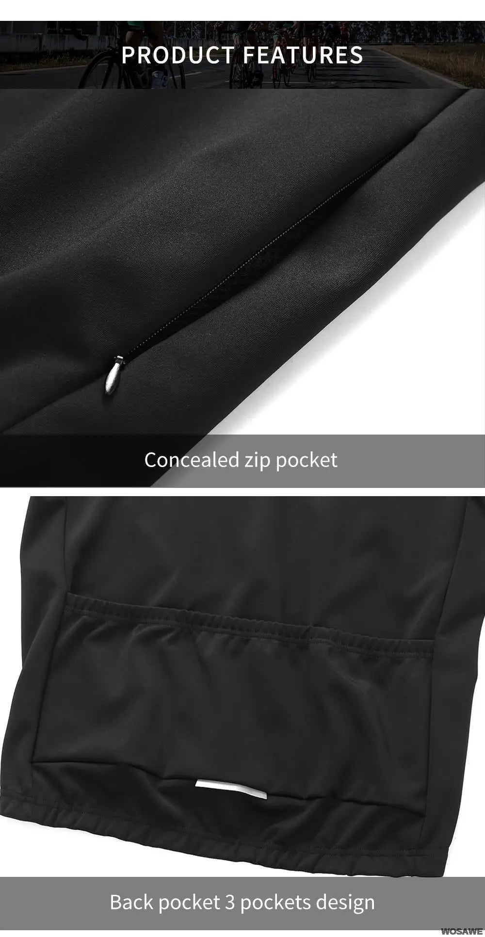 Men'sThermal Winter Cycling Jacket Fleece Lining Long Sleeve Jersey Windproof Running Riding Ciclismo Cycling Clothing