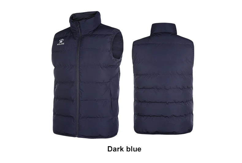 Sports Cotton Vest Men's  Autumn And Winter New Warm And Windproof Football  Sleeveless Cotton Jacket 8161MJ1001