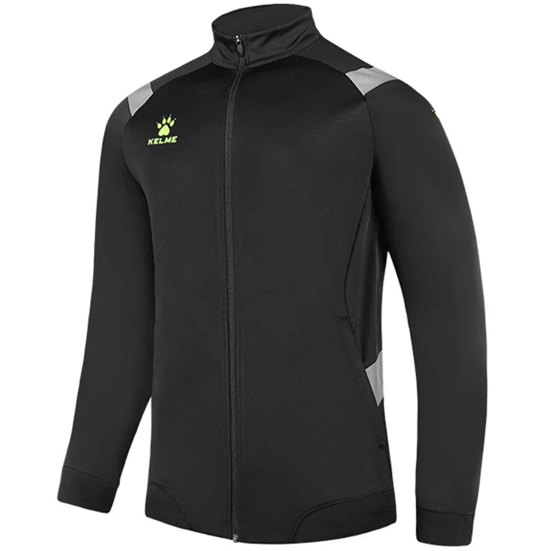 Sports Jacket Men's Football Match Suit Stand-up Collar Training Jacket 8161WT1005