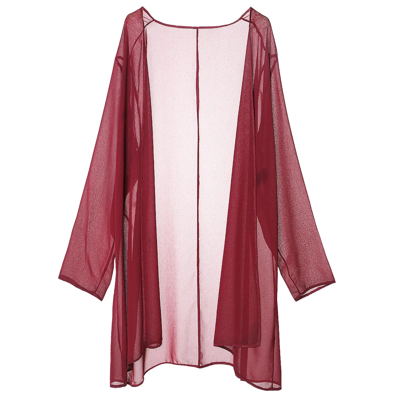 2 Pieces Chiffon Dress Set Women Casual Long Sleeve Solid Cardigan Dress Elegant Wedding Evening Party Dresses Clothing Vestidos