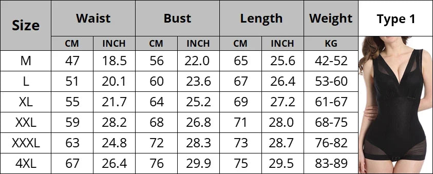 CXZD Bodysuit Shapewear Women Full Body Shaper Tummy Control Hip Butt Lifter Corset Reductive Slimming Waist Trainer Underwear