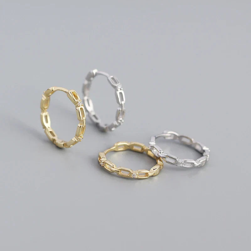 925 Sterling Silver Earring Colorful Dripping Oil Material Ear Ring Ear Buckle Rhombus Shape Trend Wild Girl Women Boy Ear Jewel
