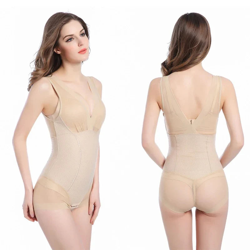 CXZD Bodysuit Shapewear Women Full Body Shaper Tummy Control Hip Butt Lifter Corset Reductive Slimming Waist Trainer Underwear