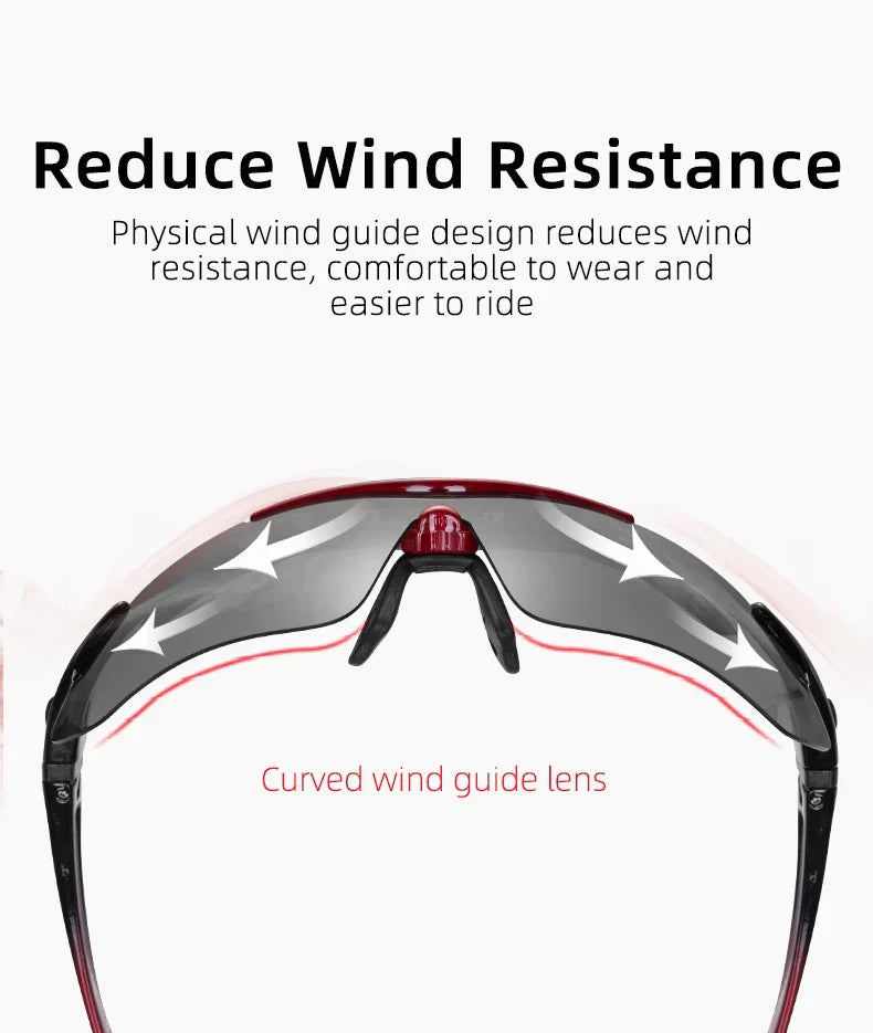 Cycling Polarized glasses Bike Sunglasses Outdoor Sports Sunglasses MTB PC Goggles Eyewear 5/3 Lens Bicycle Accessory