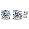 2ct D Color Moissanite 925 Sterling Silver Stud Earrings for Women With Cer Certificate Jewelry Jewelry Custom Earrings