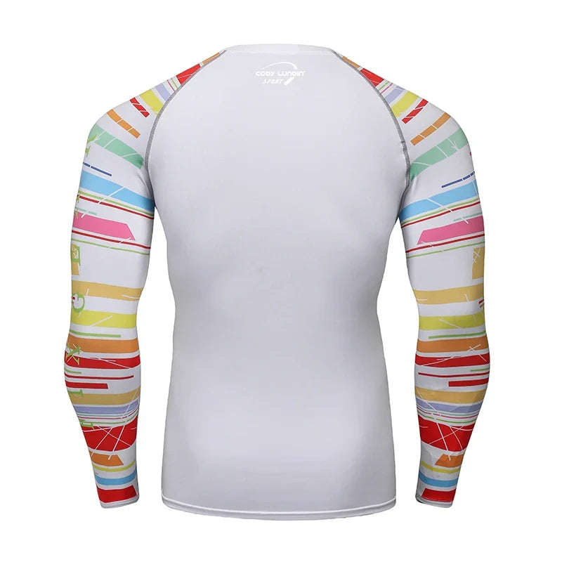 Clothes Full Sleeve White Rashguards For Swimwear Anti -uv Sunscreen T Shirt Boxing Trainning Wear Bjj Jiu Jitsu Rash Guard