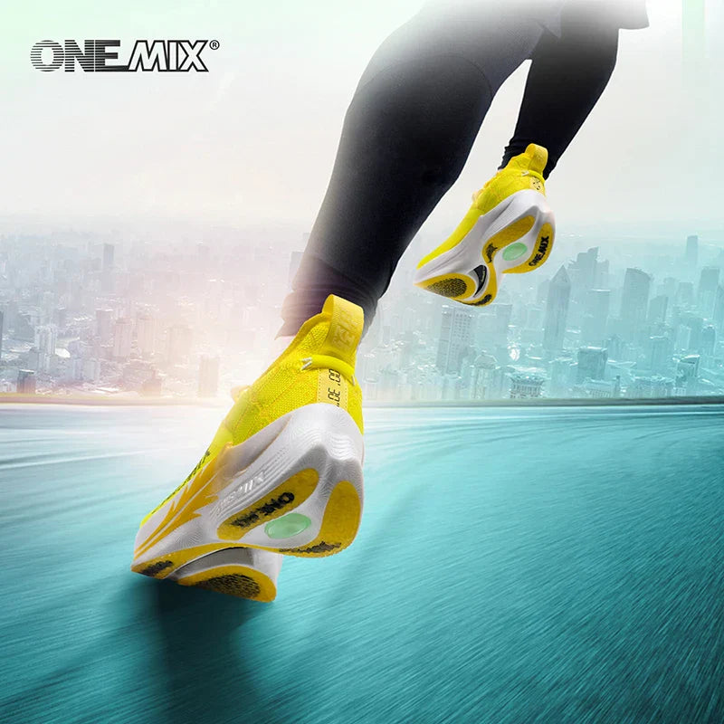 Carbon Fiber Plate Running Shoes Traction Shock Absorption Sneakers Professional Marathon PB Racing Sports Trainers Shoes