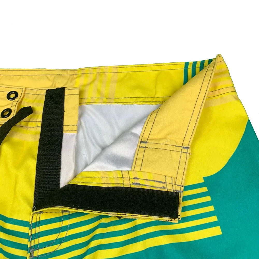 Men's Beach Shorts Trendy Summer Shorts 3D Printing Men's Surf Shorts Swimsuit Beach Shorts Fitness Tracks Running  Hiking Track