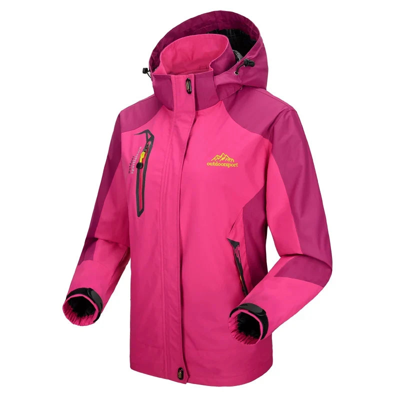 Women's Waterproof Hiking Jacket Windproof Windbreaker Camping Hunting Climbing Trekking Fishing Coat Outdoor Clothing