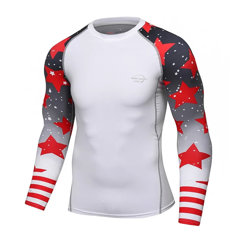 Clothes Full Sleeve White Rashguards For Swimwear Anti -uv Sunscreen T Shirt Boxing Trainning Wear Bjj Jiu Jitsu Rash Guard