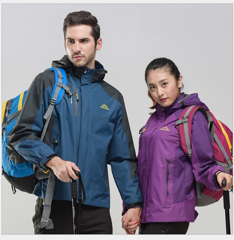 Women's Waterproof Hiking Jacket Windproof Windbreaker Camping Hunting Climbing Trekking Fishing Coat Outdoor Clothing