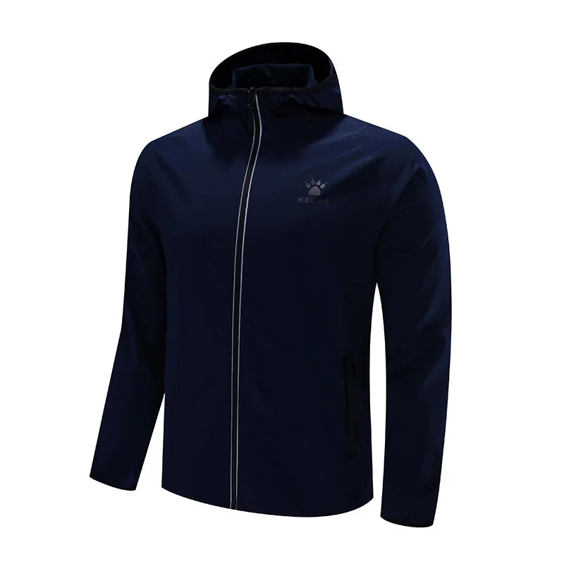 Men's Sportswear Exercise Coat Windproof Jacket  Joggers Football Running Training Zipper Jacket Breathable Male 3881203