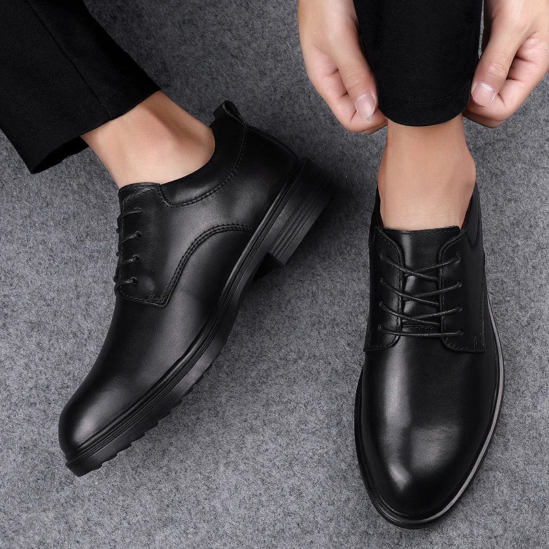 Genuine Leather Man Casual Shoes New Arrival Leisure Walk Formal Shoes Business Elegant Dress Mens Style Shoes Big Size 36-49 50