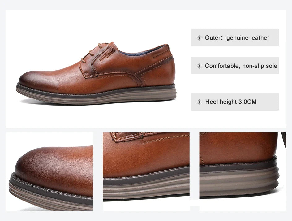 Male Sneakers Autumn/Winter traf Leather Men Casual Shoes Business Work Office Lace-up Dress shoes For Men Size47