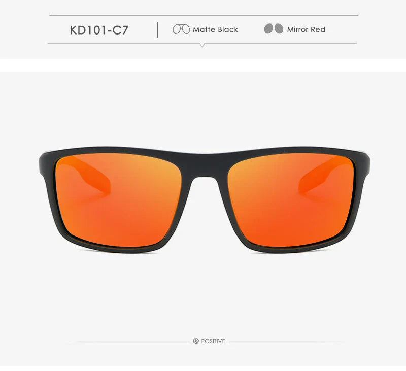 Rectangular Ultra Light Sports Sunglasses Men Polarized TAC 1.1mm Thickness Lens Driving Sun Glasses Women Cat.3
