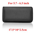 Phone Holster Case Nylon Cell Phone Belt Clip 3.5-6.3 inch  Pouch Carrying Case Waist Bag for iPhone 13 12 Samsung Galaxy Xiaomi