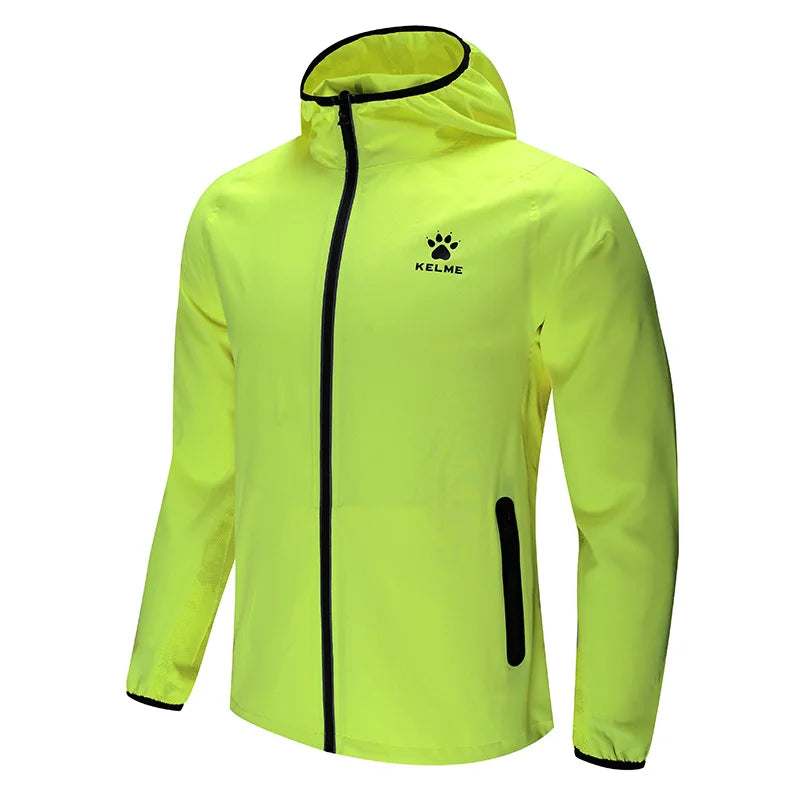 Men's Sportswear Exercise Coat Windproof Jacket  Joggers Football Running Training Zipper Jacket Breathable Male 3881203