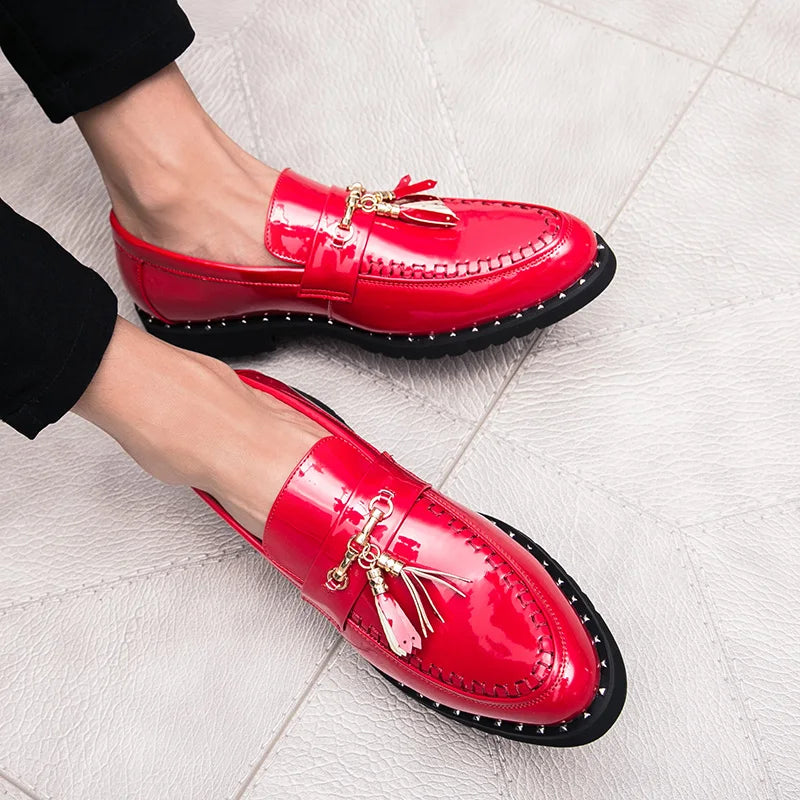 Men tassel loafers Mens loafers leather Man shoes leather tassel Mocassin homme Calzado hombre Zapatos de hombre Men shoes