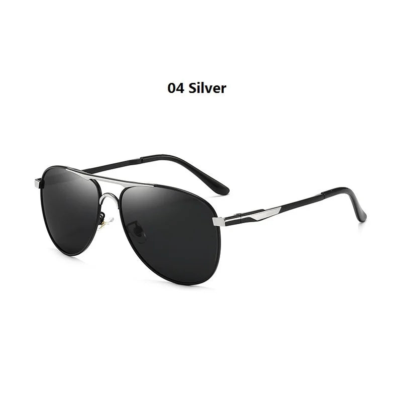 Luxury Pilot Polarized Sunglasses Men Women Driving Fishing Retro Sun Glasses Brand Designer Male Metal Sunglasses For Man UV400