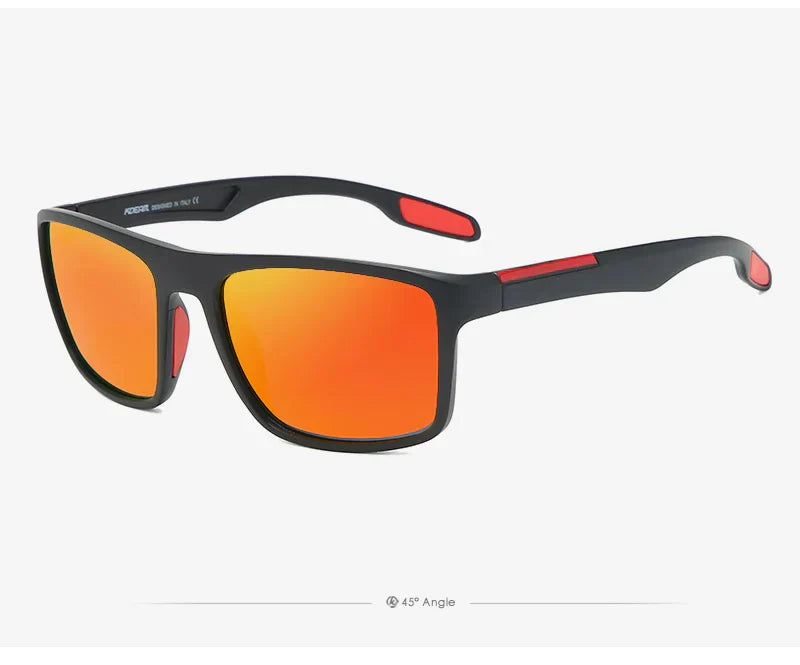 Rectangular Ultra Light Sports Sunglasses Men Polarized TAC 1.1mm Thickness Lens Driving Sun Glasses Women Cat.3