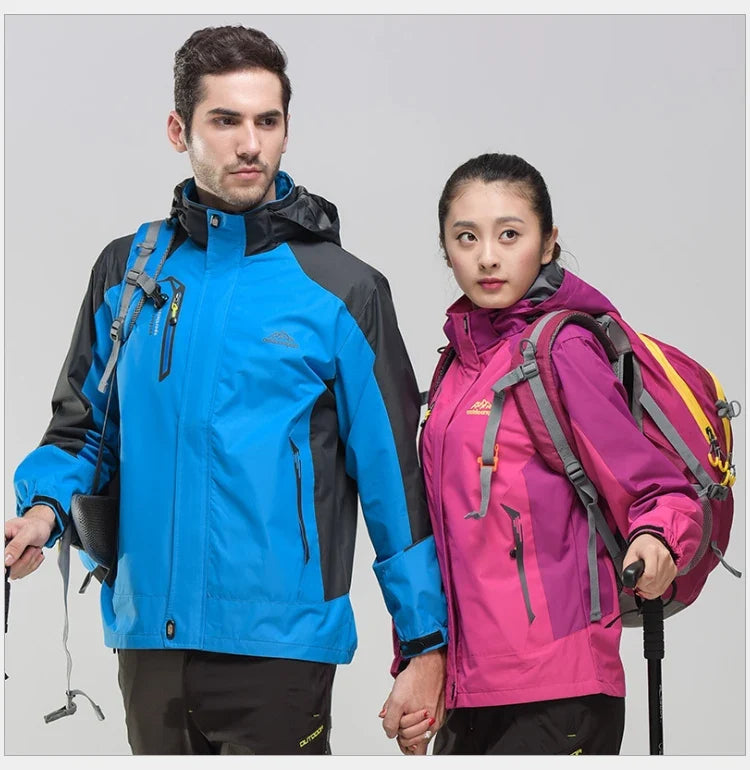Women's Waterproof Hiking Jacket Windproof Windbreaker Camping Hunting Climbing Trekking Fishing Coat Outdoor Clothing