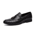 Men’s Outdoor Soft Leather Shoes – Lightweight Non-Slip Walking Loafers