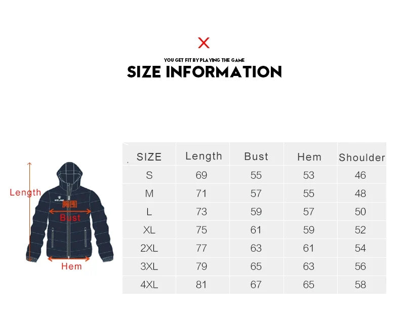 Winter Men's Cotton Jacket Hooded Short Warm Coat Training Sports Team Uniform Women Padded Outwear 8261MF1013