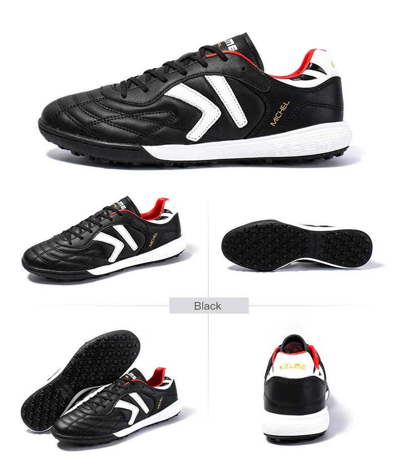 Soccer Shoes TF Football Boots Calf-Skin Cleats  Professional Futsal Original Football Training  Sneakers  ZX80011017